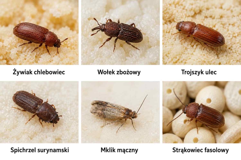 robaki w domu małe brązowe w kuchni