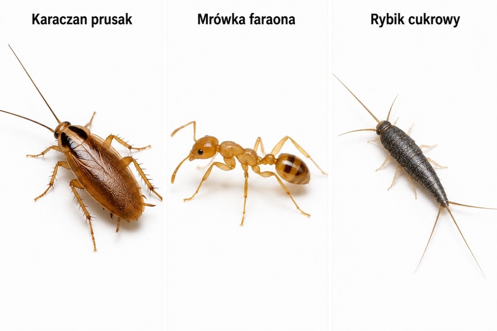popularne szkodniki domowe
