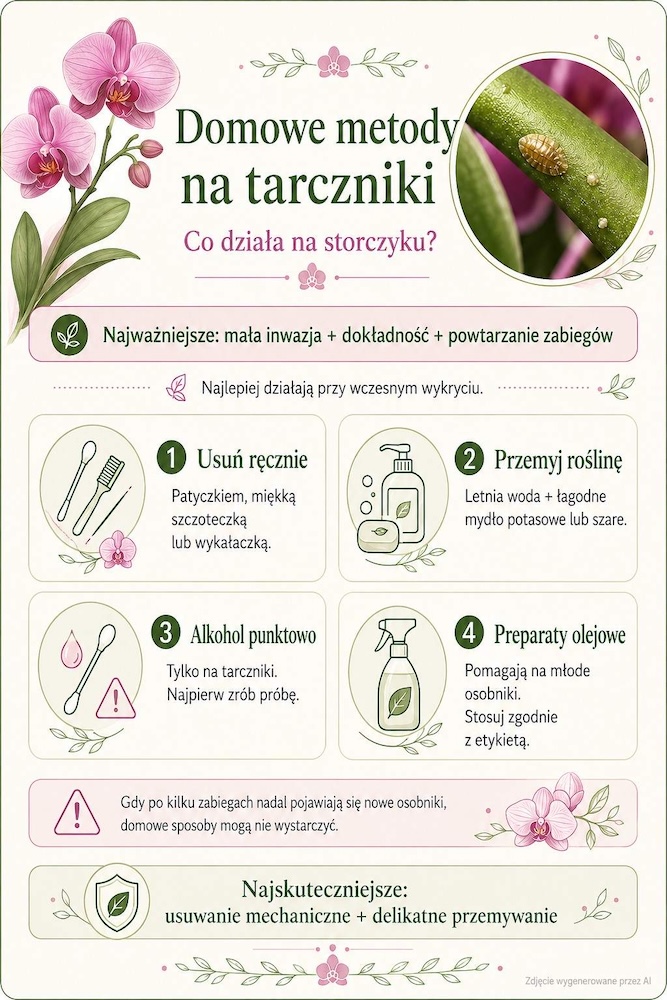tarcznik an storczykach - domowe rozwiązania tarcznik an storczykach - domowe metody