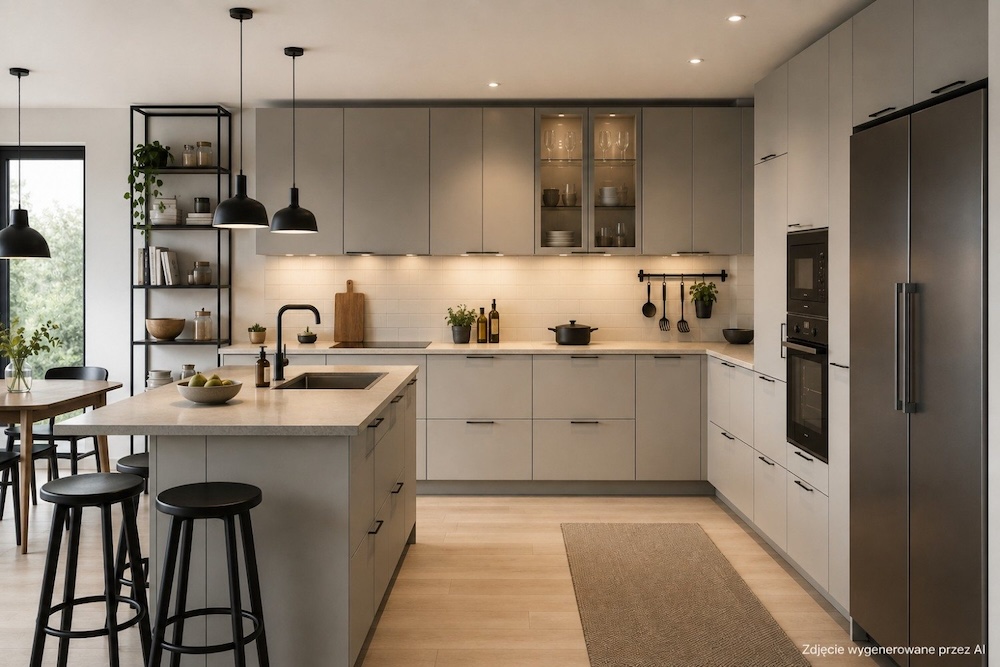 aranżacja kuchni z ikea metod szafki w kuchni - ikea metod